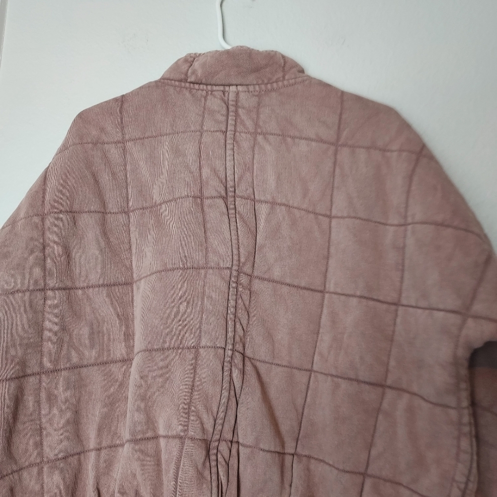 Free People Dolman Quilted Knit Jacket Oversized Medium - Picture 7 of 16